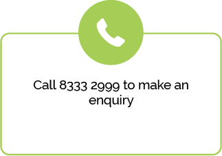 Green telephone icon for Fresh Cleaning SG customer service enquiry and professional cleaning consultation in Singapore